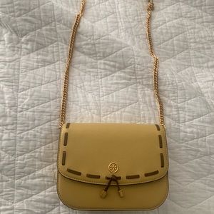 Tory Burch Robinson Pickstich Crossbody + Walker Color-block Card Holder